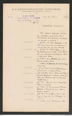 k.k. naturhistorisches Hofmuseum, Intendanzakten 1885-1896 (Hauer), Aktenzahl Z.34/1891, Seite 1